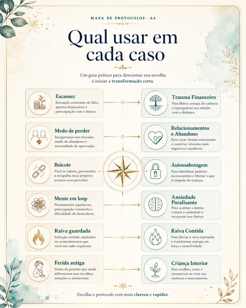 Mapa de Protocolos - qual usar em cada caso